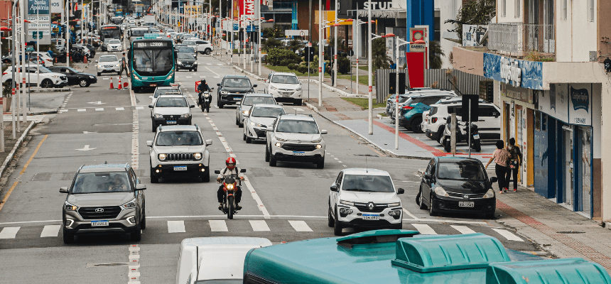 São José poderá implantar “Faixas Azuis” exclusivas para motocicletas
