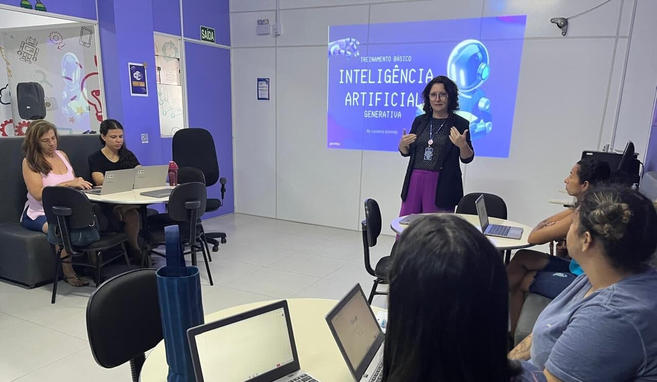 Citesj treina professores da rede municipal de São José para uso adequado da inteligência artificial - Prefeitura Municipal De São José