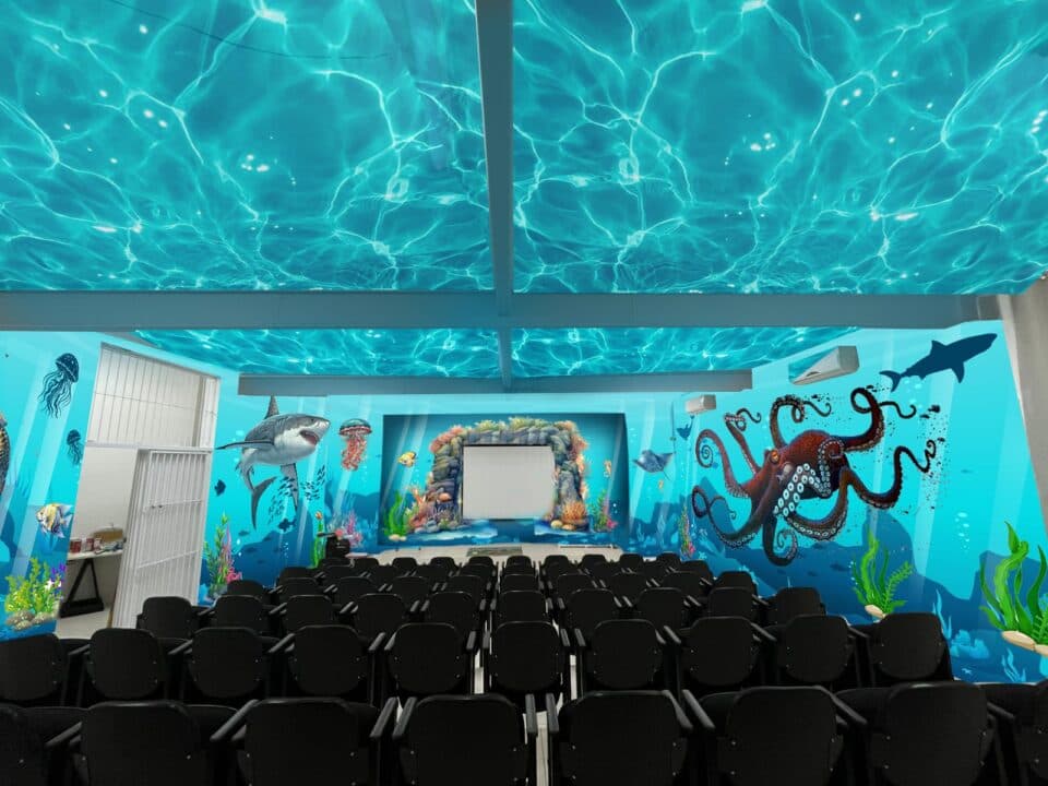 Escola do Mar em São José ganhará auditório imersivo para aproximar alunos do universo marinho