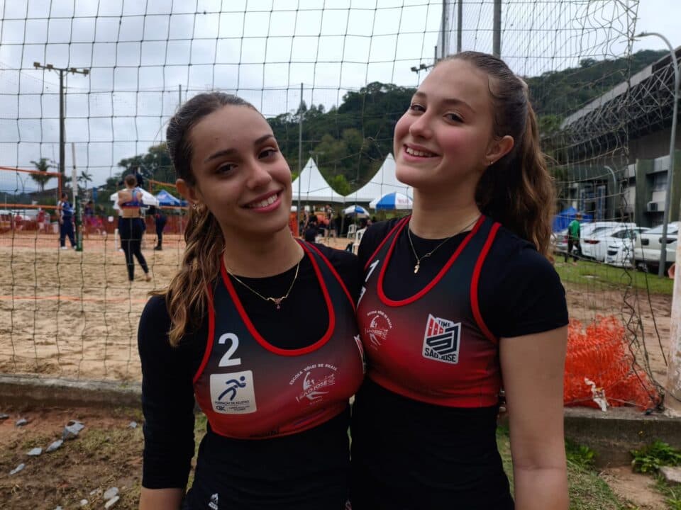 Dupla de São José avança nos Joguinhos Abertos de SC após vitória decisiva